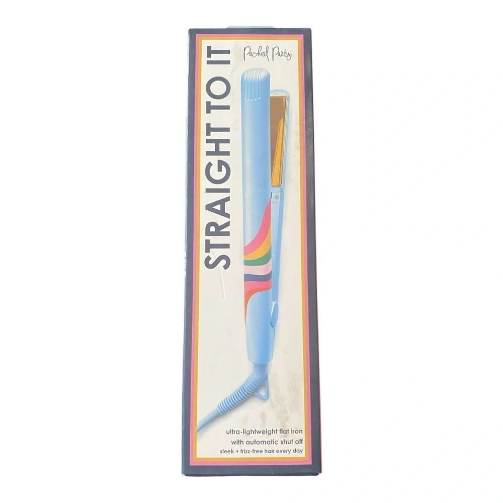 #117-NWT-PACKED PARTY-STRAIGHT TO IT ULTRA LIGHTWEIGHT FLAT IRON